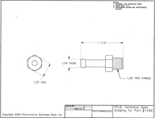 Load image into Gallery viewer, Vacuum Fittings - Hex #1046-p
