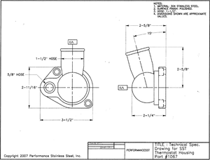 Thermostat Housing - Ford #1067