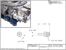 Load image into Gallery viewer, Fuel Fittings - Hex #1052-p
